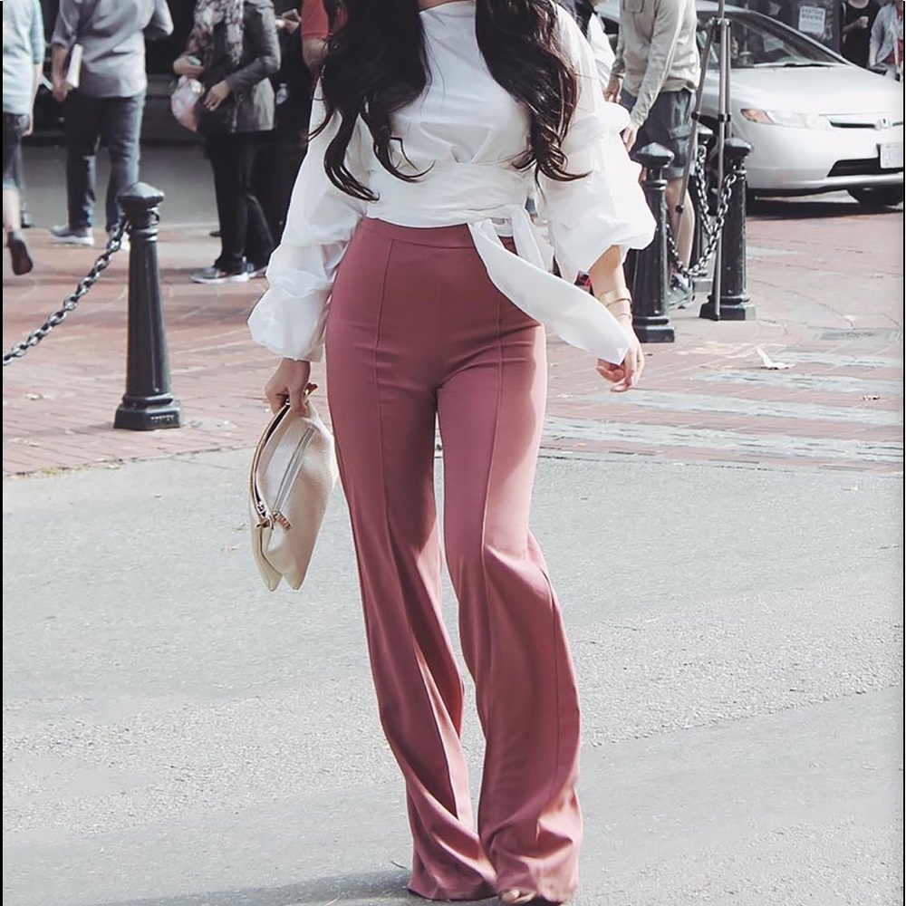 Victoria High Waisted Dress Pant (FashionNova)